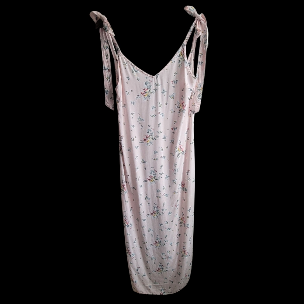 Billabong x The Salty Blonde Boho Beachy Women's Flowy Floral Slip Maxi Dress, L - Picture 2 of 8